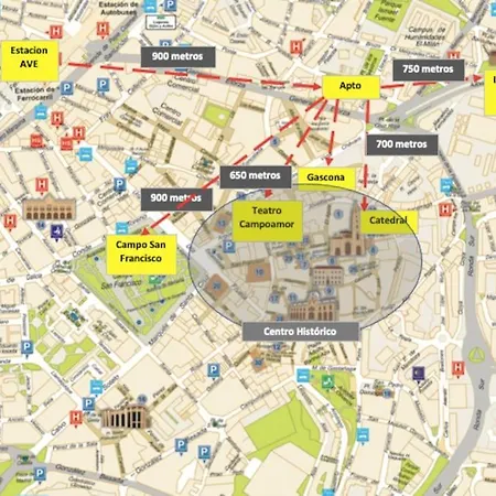 Apartment Centrico Con Parking Y Wifi Gratis Oviédo