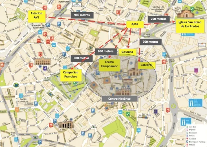 Apartment Centrico Con Parking Y Wifi Gratis Oviedo